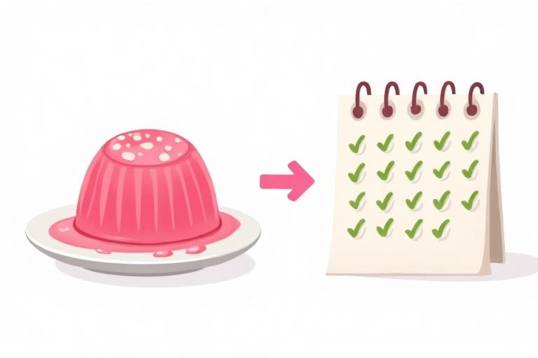 Gelatina com Calendário